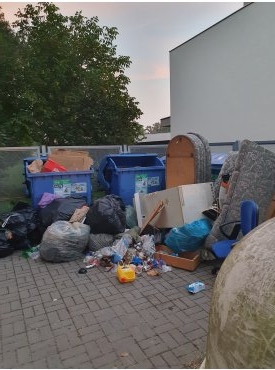 Úklid stanoviště ul. Blahoutova, MO III., Studánka